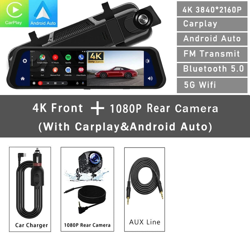 Rearview Mirror Dash Cam