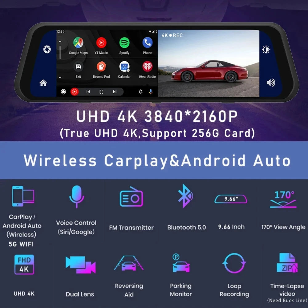 Rearview Mirror Dash Cam