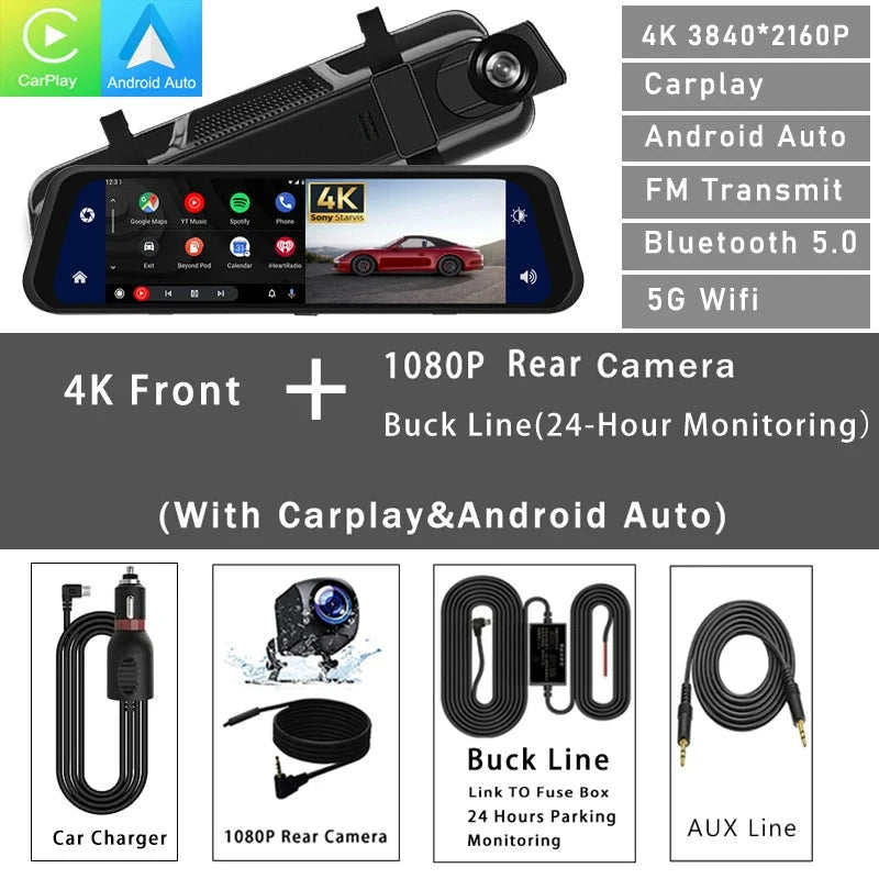 Rearview Mirror Dash Cam