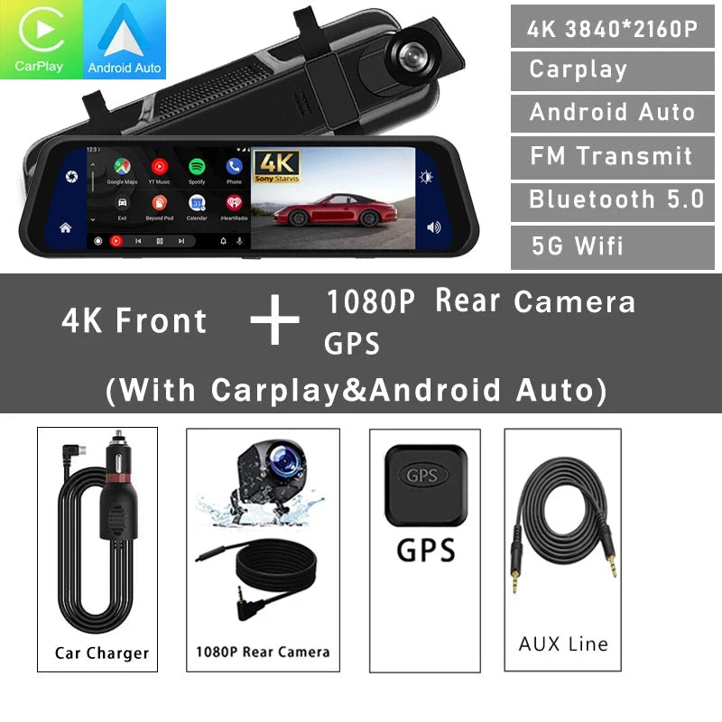 Rearview Mirror Dash Cam