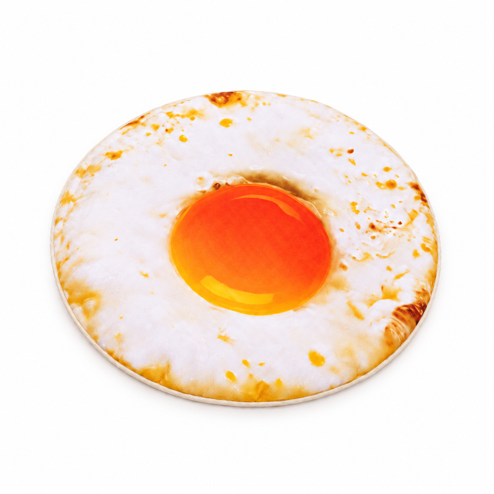 Food-Shaped Plush Pet Mat