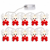 Snowman or Reindeer Christmas String Lights
