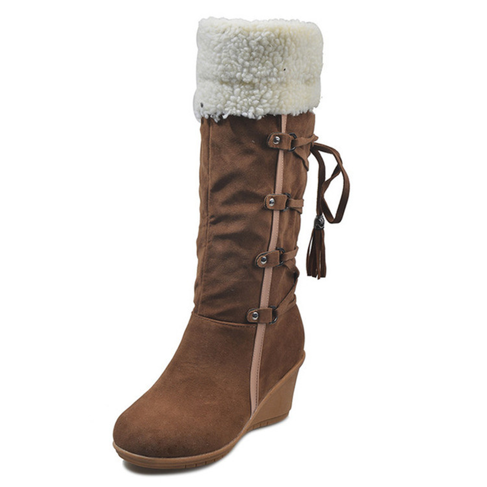 Women's Winter Wedge Boots