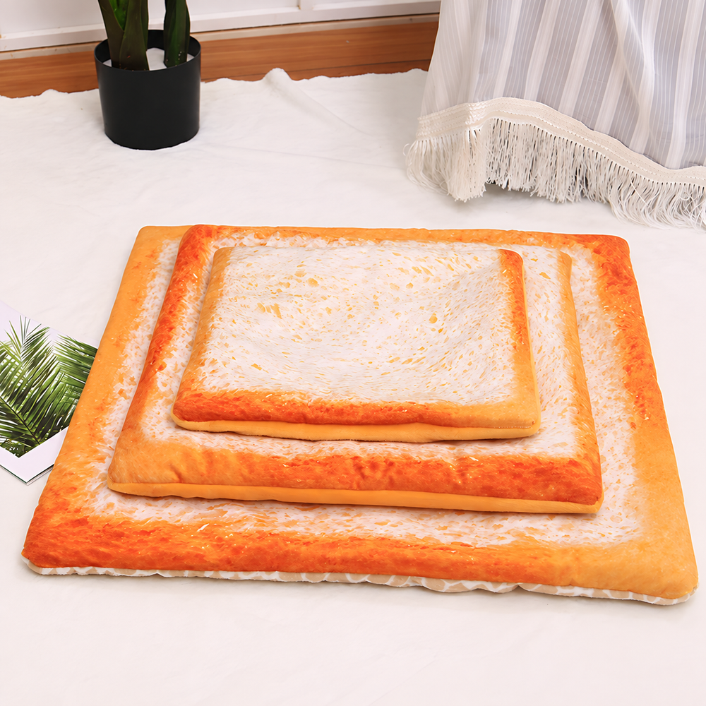 Food-Shaped Plush Pet Mat