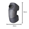 Heated knee wrap, about 50 x 28 cm
