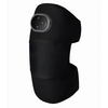 Black heated knee massager wrap with its round controller