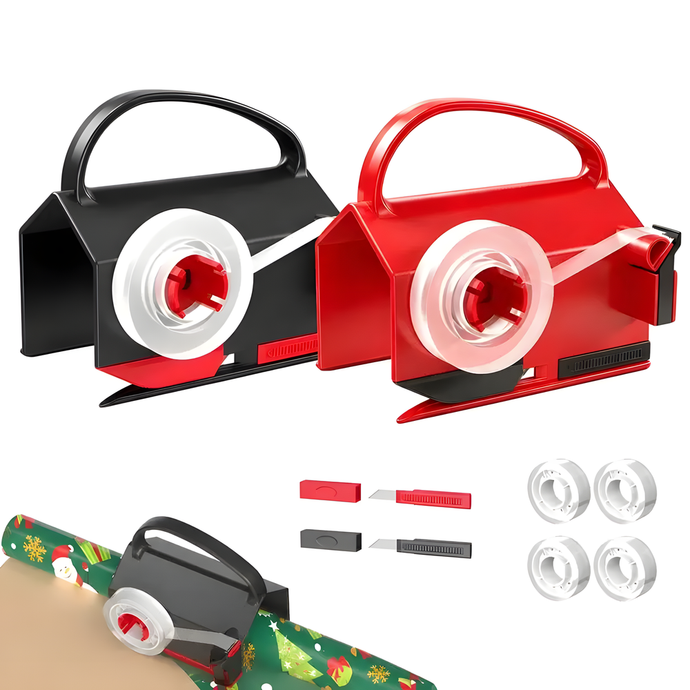 Wrapping Paper Cutter and Tape Dispenser