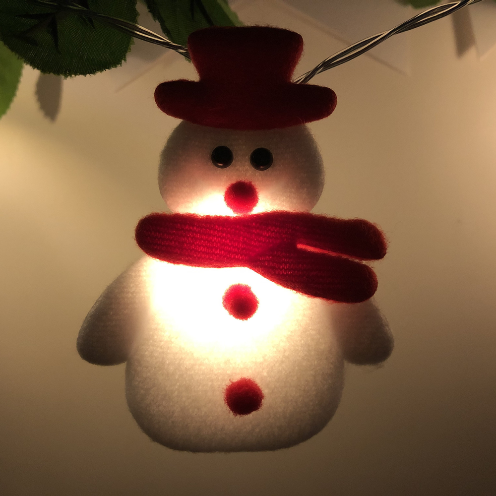 Snowman or Reindeer Christmas String Lights