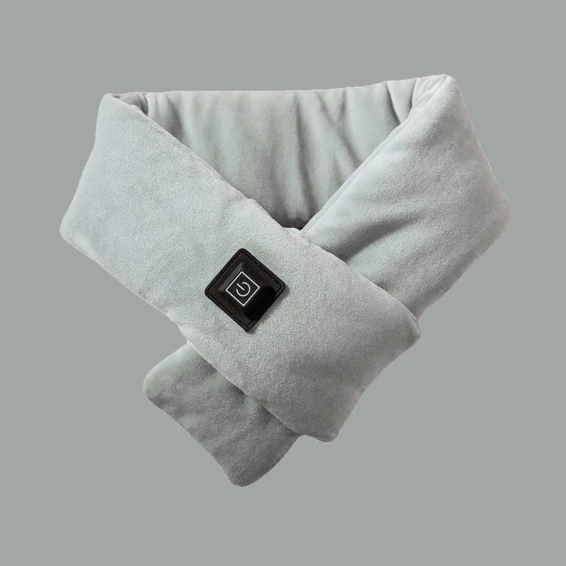 USB heated scarf, Grey