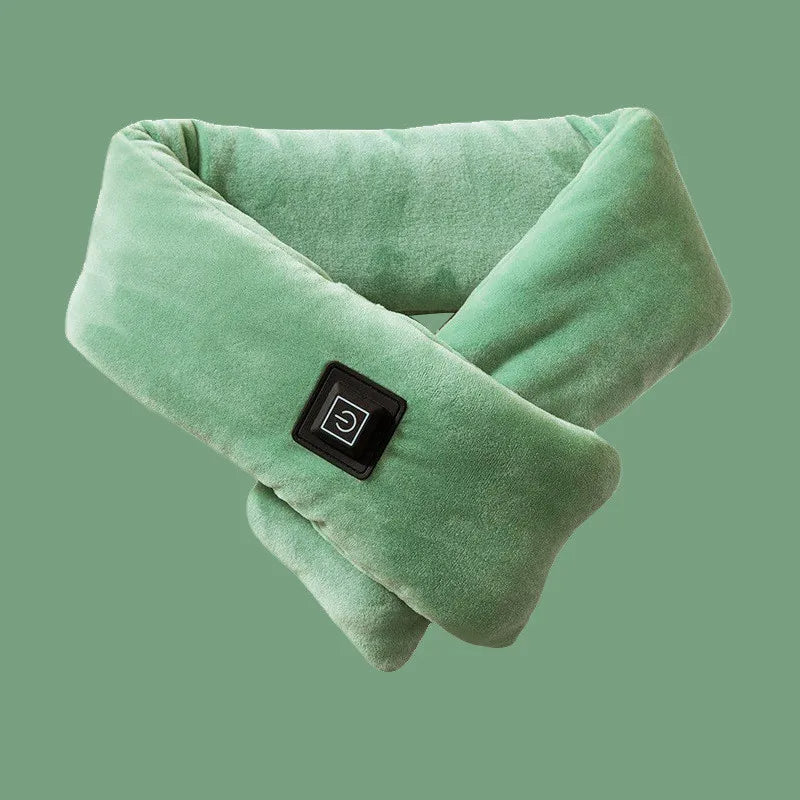 USB heated scarf, Green