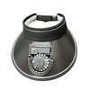 Rechargeable sun visor with fan