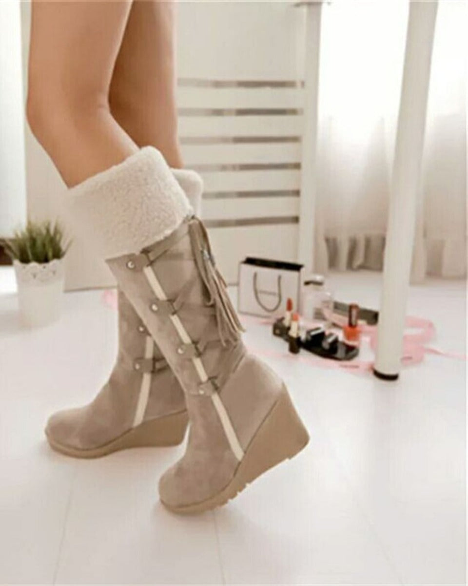 Women's Winter Wedge Boots