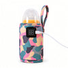 USB bottle warming wrap, Pink Camouflage print
