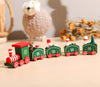 Wooden Christmas Tabletop Train