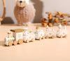 Wooden Christmas Tabletop Train